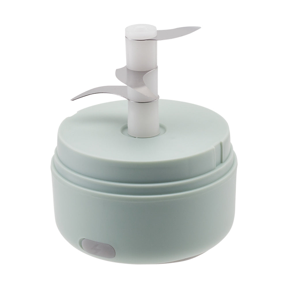 Green 30W Electric Wireless Kitchen Garlic Chopper