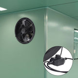 Black 12 inch Ventilation Exhaust Axial Fan