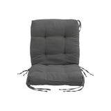 Indoor and Outdoor Lawn Chair Rattan Chair Cushion,Dark Grey