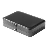 Black PU Leather Travel Jewelry Storage Box