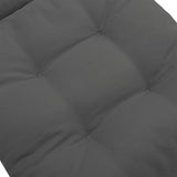 Indoor and Outdoor Lawn Chair Rattan Chair Cushion,Dark Grey