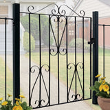 3ft Heavy Duty Wrought Iron Gate with Fittings Bolt
