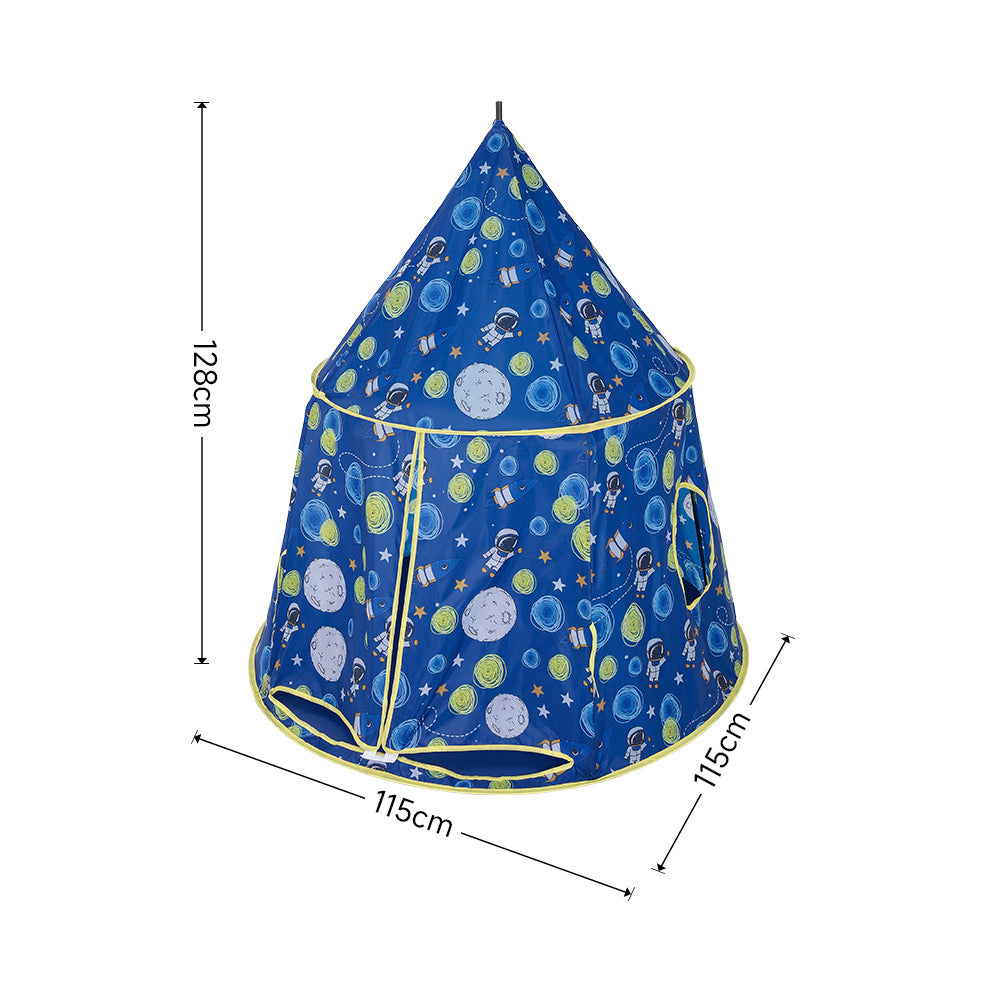Blue Pop-up Foldable Play House Tent for Toddlers