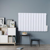 1800W Electric Oil Filled Radiator Space Heater With LED 24 Hour Timer