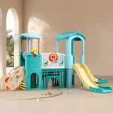 Toddlers Slide and Climber with Balls and Ring Toss