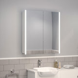 Wall Mount Bathroom Mirror Cabinet with LED Lights