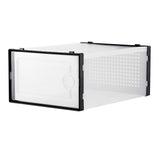 Set of 12 Plastic Transparent Stackable Shoe Storage Box