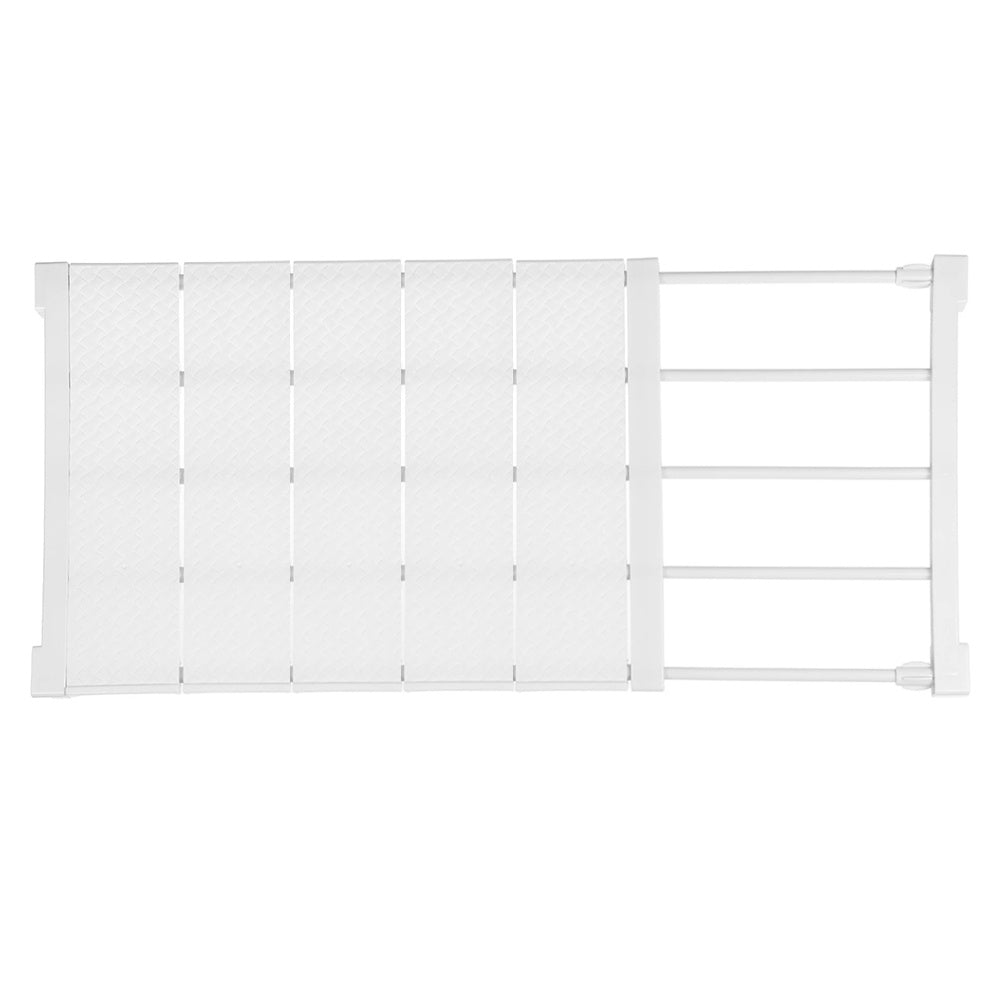 Adjustable Expandable Closet Shelf Rod and Divider Durable Wardrobe Organiser