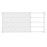 Adjustable Expandable Closet Shelf Rod and Divider Durable Wardrobe Organiser