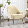 Modern Velvet Upholstered Armchair Comfortable Leisure Chair