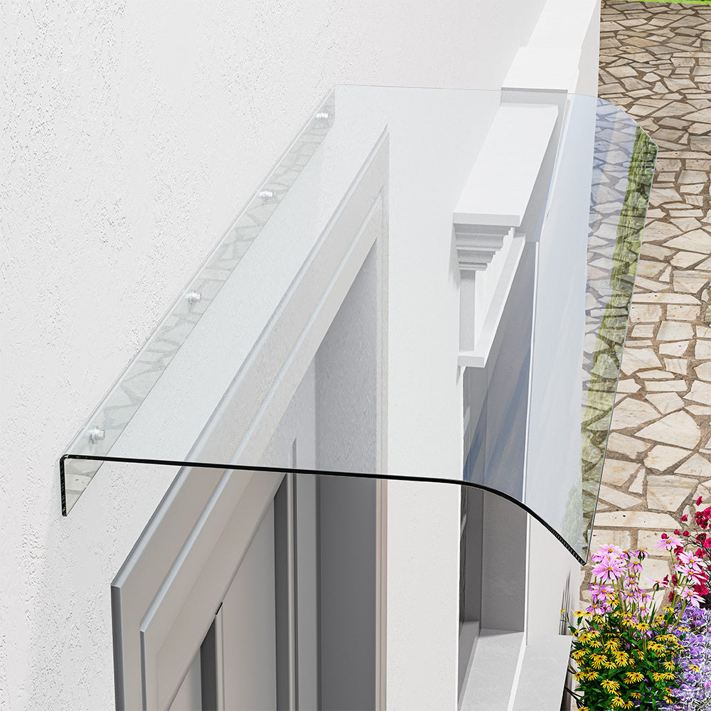Window Door Awning Canopy Transparent Weatherproof UV Rain Snow Protection