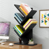 5-Tier Tree-Inspired Storage Shelf MDF Bookcase Desktop Organizer