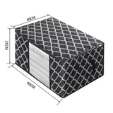 Fabric Storage Organizer with Clear Window and Foldable Design
