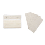 5 Pockets Foldable Non Woven Fabric Organizer Over the Door with Clear Window