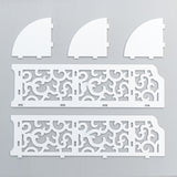 3-Tier Corner Storage Rack MDF Waterproof Shelf