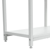 Modern 6 Tiers Metal Bookcase Storage Shelf for Home Organizing