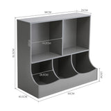 Kids Toy Storage Organizer with Open Shelves and Kid Friendly Design