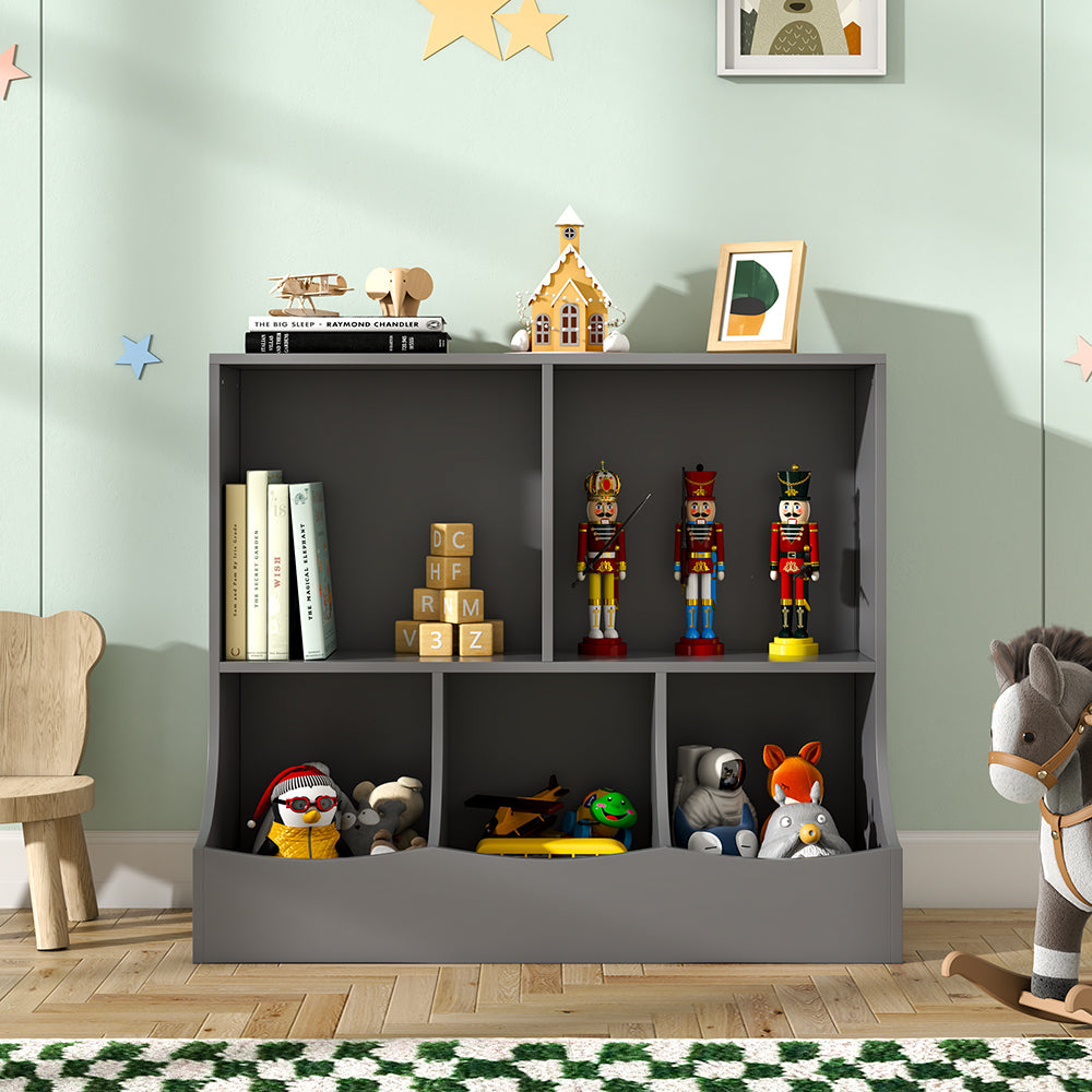 Kids Toy Storage Organizer with Open Shelves and Kid Friendly Design