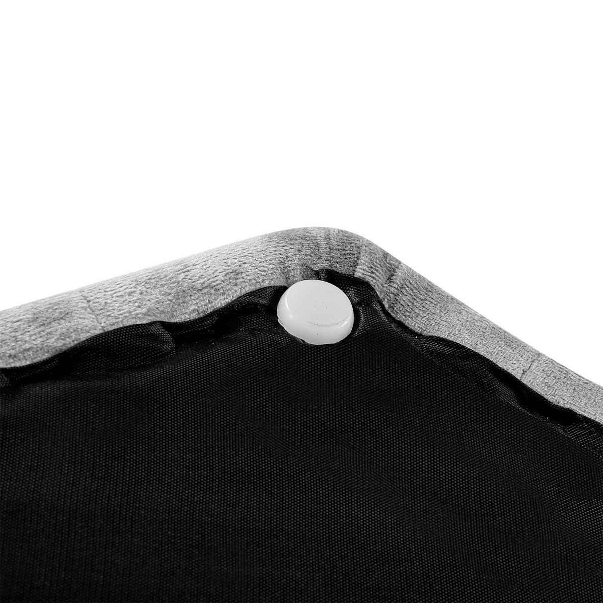 Hexagonal Velvet Footstool Lightweight Extra Seat