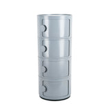 Cylindrical 4 Tiered ABS Plastic Drawer Storage Unit Organizer