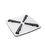 Foldable Coffee Table Square MDF Wood Grain Compact Living Room Side Table