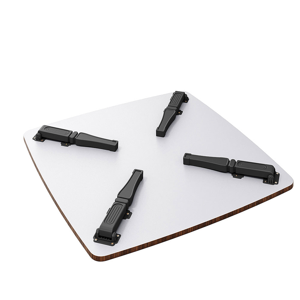 Folding Square Wooden Durable MDF Coffee Table Compact Modern Small Apartment Table