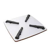 Folding Square Wooden Durable MDF Coffee Table Compact Modern Small Apartment Table