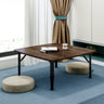 Folding Square Wooden Durable MDF Coffee Table Compact Modern Small Apartment Table