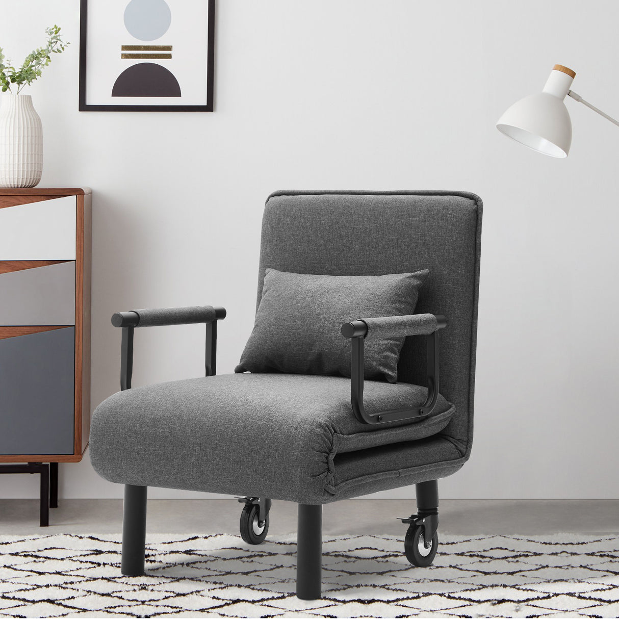 Multifunctional 3 in 1 Sofa Bed Linen Armchair Recliner