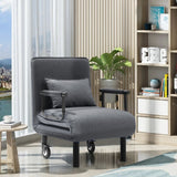 Multifunctional 3 in 1 Sofa Bed Linen Armchair Recliner