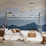 Montessori Triangular Frame Kids Bed Solid Pine Low Frame