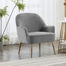 Modern Velvet Upholstered Armchair Comfortable Leisure Chair