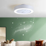 5 Blades LED Lights Ceiling Fan Adjustable Speed Dimmable IR Remote Control