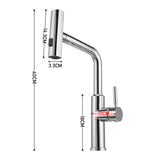 Rotable Pulldown Kitchen Mixer Tap,Chrome