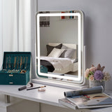 Adjustable Frameless LED Makeup Vanity Mirror