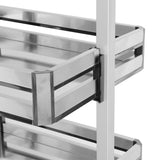 Larder Pull Out Wide Plate Basket Kitchen Cabinet Cupboard, Width 25CM