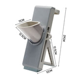 Grey Kitchen Manual Slicer with Food Container