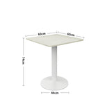 Square Cafe Table Bar Height Modern Small Space Coffee Table