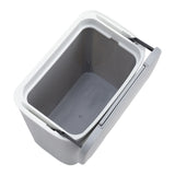 Grey Kitchen Hanging Flip Lid Trash Can