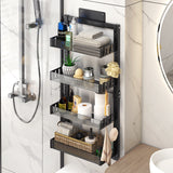 4 Tier Hanging Door Adjustable Shower Caddy Shelf