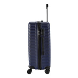 Blue 20 inch Lightweight Hardside Travel Suitcase with Wheels