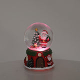 Santa Claus Snowball Music Box Christmas Ornament