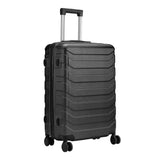 Black 28 inch Rolling Hard Shell Luggage Travel Suitcase