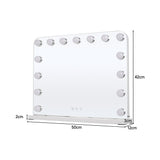 White Dimmable Hollywood LED Makeup Vanity Mirror