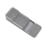 9 Slot Compact Kitchen Knife In Drawer Organiser
