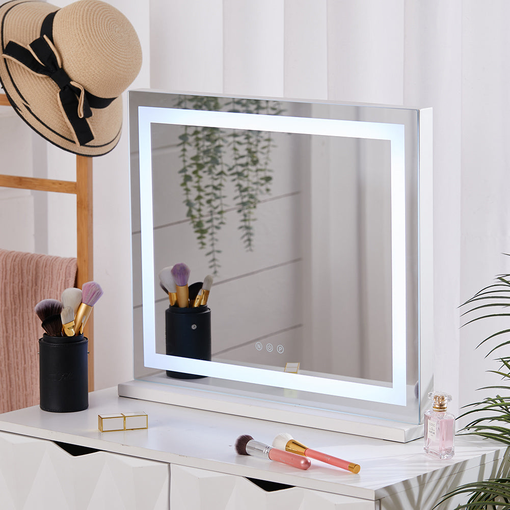 Contemporary Vanity Mirror with LED Lights