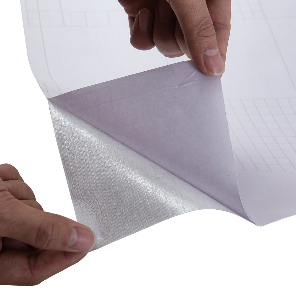 Grey Linen Textured PVC Self-adhesive Wallpaper