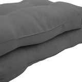 Indoor and Outdoor Lawn Chair Rattan Chair Cushion,Dark Grey