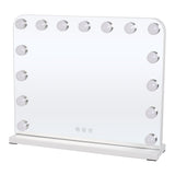 White Dimmable Hollywood LED Makeup Vanity Mirror