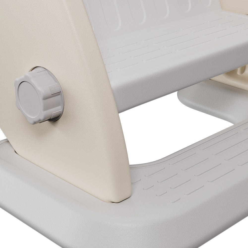 Grey Lovely Folding Plastic Carrot Slide for Toddler